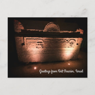 Sarcophagus, Israel Postkarte