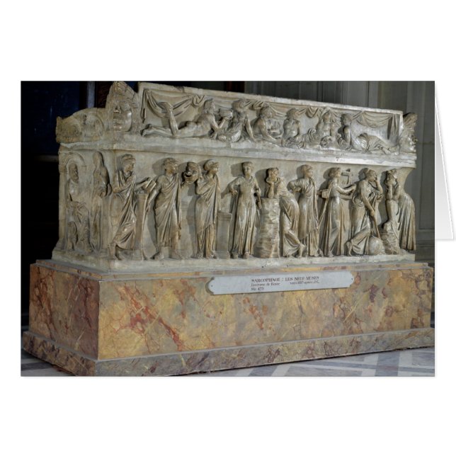 Sarcophagus mit Fries der Neunen Musen (Vorderseite (Horizontal))