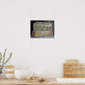 Sarcophagus mit Fries der Neunen Musen Poster (Küche)