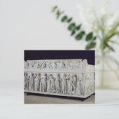 Sarcophagus mit Fries der Neunen Musen Postkarte (Stehend Vorderseite)