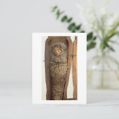 Sarcophagus und Mumifizierter Körper von Psametik Postkarte (Stehend Vorderseite)