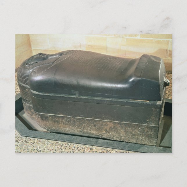 Sarcophagus von Eshmunazar, König von Sidon Postkarte (Vorderseite)