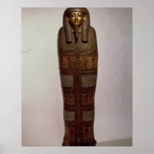 Sarcophagus von Nehemes Mentou, Priester von Amon, Poster