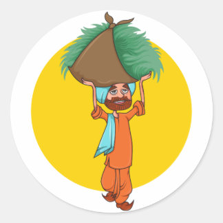 Sardar Ji Runder Aufkleber