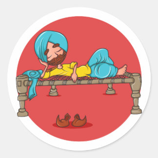Sardar Ji Runder Aufkleber