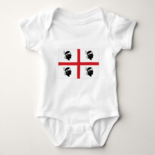 Sardegna Flagge Baby Strampler (Vorderseite)