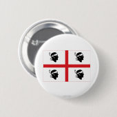 Sardegna Flagge Button (Vorne & Hinten)