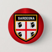 Sardegna-Flagge Button (Vorderseite)