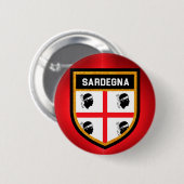 Sardegna-Flagge Button (Vorne & Hinten)