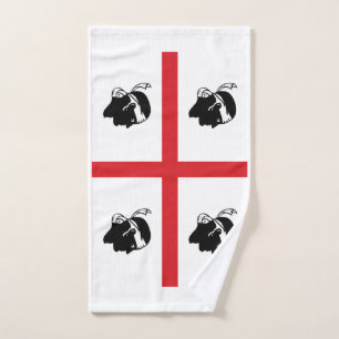Sardegna-Flagge (italienische Region) Handtuch