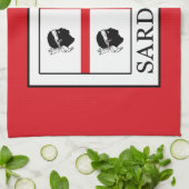 Sardegna Geschirrtuch (Gefaltet)