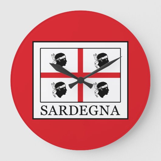 Sardegna Große Wanduhr (Vorderseite)