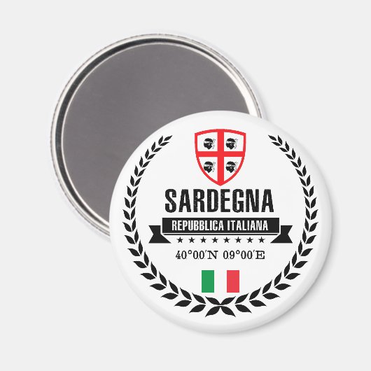 Sardegna Magnet (Vorderseite/Rückseite)