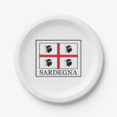Sardegna Pappteller (Vorderseite)