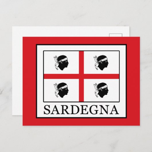 Sardegna Postkarte (Vorne/Hinten)