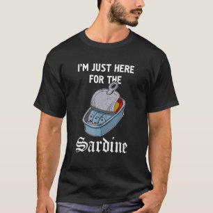 Sardelle Sardellen Geschirr Fischkonserven Fischkü T-Shirt