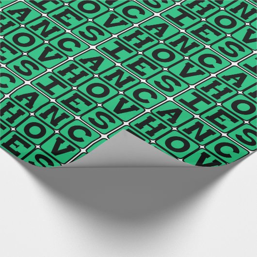 Sardellen, leckere Salate Geschenkpapier (Ecke)