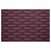Sardellenmuster - Neon Red and Black Stoff (Fat Quarter (45,7 x 55,9 cm))