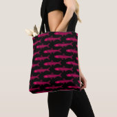 Sardellenmuster - Neon Red and Black Tasche (Von Nahem)