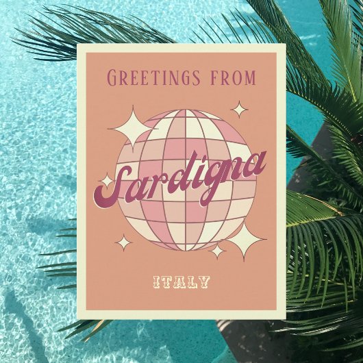 Sardigna Italien Retro Vintag Postkarte