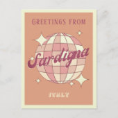 Sardigna Italien Retro Vintag Postkarte (Vorderseite)