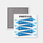 Sardinas Portugal Magnet (Vorderseite/Rückseite)