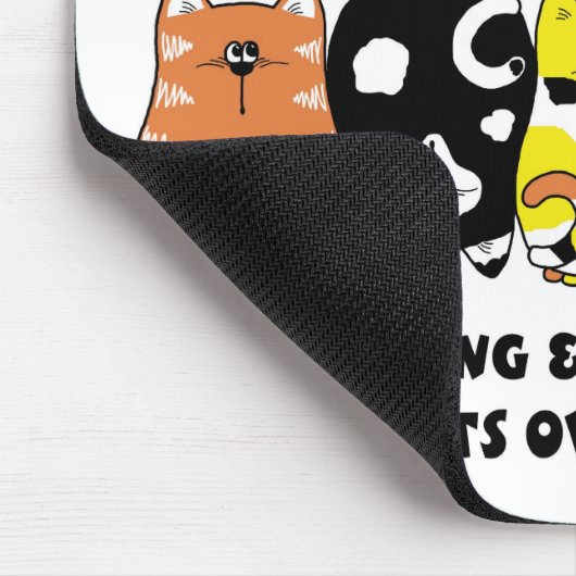 Sardine Cats Mousepad (Ecke)