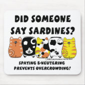 Sardine Cats Mousepad (Vorne)