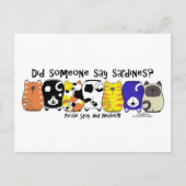 Sardine Cats Postkarte (Vorderseite)