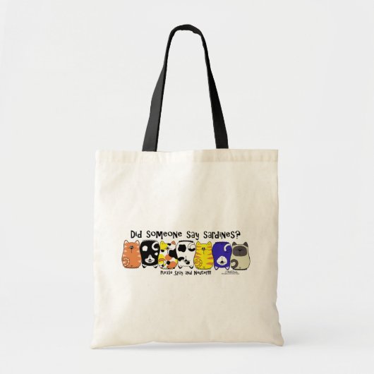 Sardine Cats Tragetasche (Vorne)