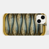 Sardine Chic von ej gold Case-Mate iPhone Hülle (Rückseite (Horizontal))