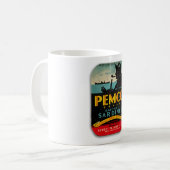 SARDINE DER 40ER JAHRE KANN ILLUSTRATION KAFFEE-TA KAFFEETASSE (Vorderseite Links)