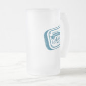 Sardine Fishing Bachelor Party Vintag nautisch Mattglas Bierglas (VorderseiteRechts)