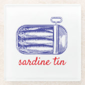 Sardine Glasuntersetzer (Vorderseite)