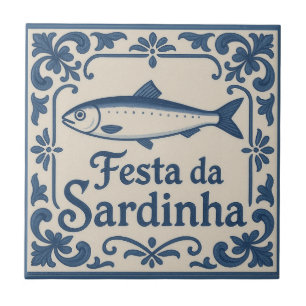 Sardine in Portugal Fliese