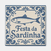 Sardine in Portugal Magnet (Vorne)