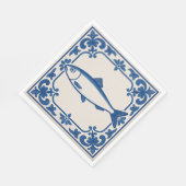 Sardine in Portugal Serviette (Ecke)