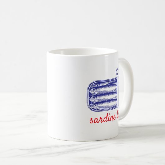 Sardine Kaffeetasse (VorderseiteRechts)