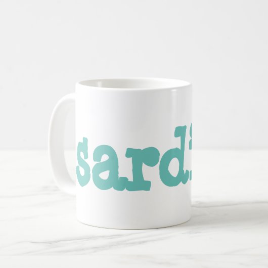 Sardine Kaffeetasse (Vorderseite Links)