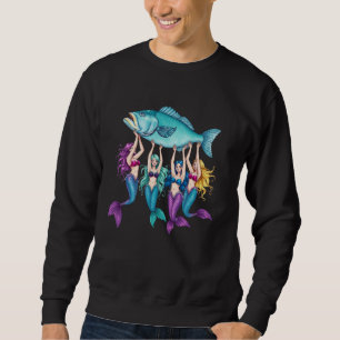 Sardine Mermaid Fisch Amalfi Ozean Themendesign Ar Sweatshirt