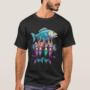 Sardine Mermaid Fisch Lover Amalfi Ocean Themed De T-Shirt