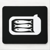 Sardine-Piktogramm Mousepad (Vorne)