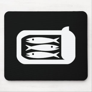 Sardine-Piktogramm Mousepad
