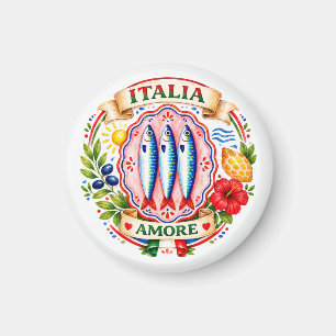 Sardine Social Club Italienische Sommerparty Magnet
