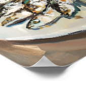 Sardinen Art Print, Küche Wanddekor Poster (Ecke)