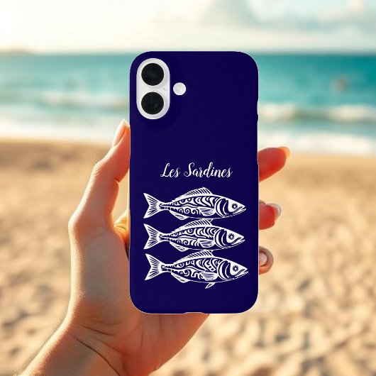 Sardinen-Blue-Hawaiian Case-Mate iPhone Hülle