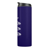 Sardinen-Blue-Hawaiian Thermosbecher (Nach rechts gedreht)