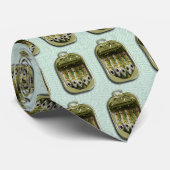 Sardinen-Blues Krawatte (Gerollt)