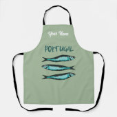 Sardinen des Lissaboner Festivals, Symbol Portugal Schürze (Vorderseite)