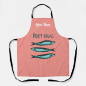 Sardinen des Lissaboner Festivals, Symbol Portugal Schürze (Vorderseite)